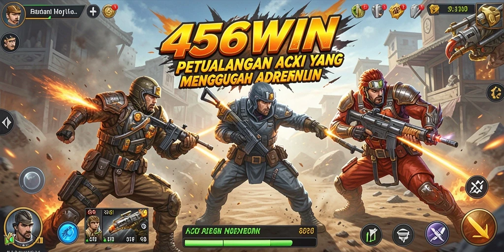 Screenshot gameplay aksi yang mendebarkan di 456WIN.