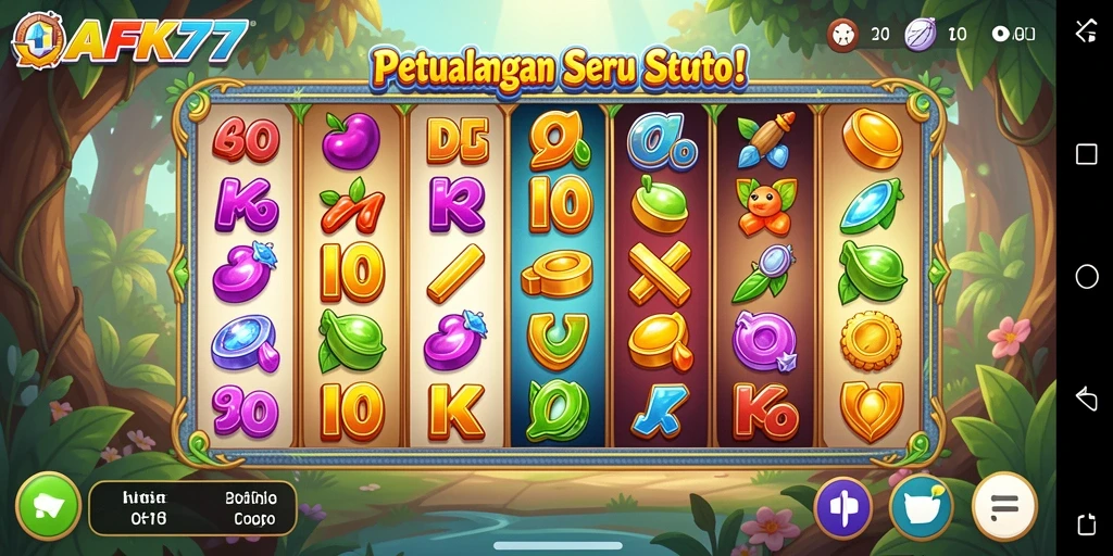 Tampilan menarik gameplay Slot di AFK77