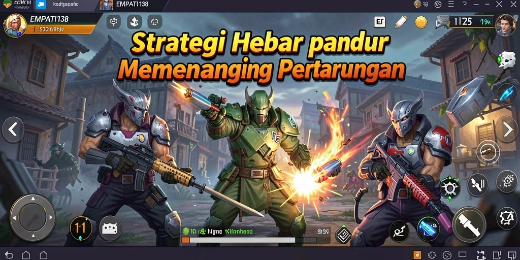 Tampilan dinamis dari gameplay seru EMPATI138.