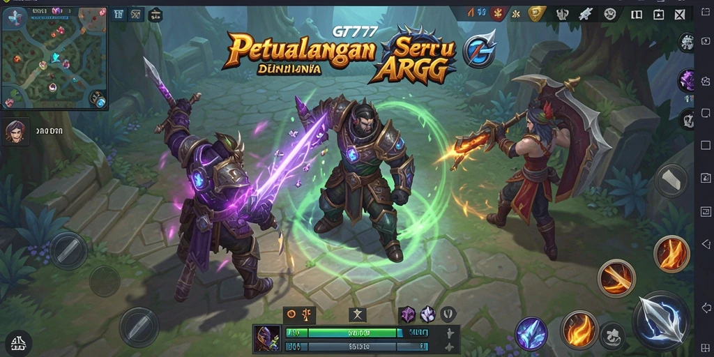 Screenshot GT777 menampilkan aksi gameplay seru dalam dunia ARPG.