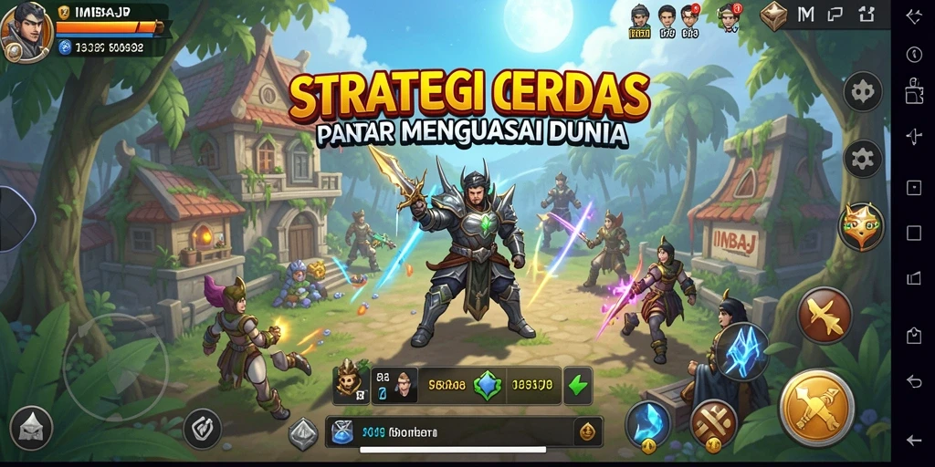Tampilan menakjubkan dari gameplay IMBAJP yang penuh strategi.