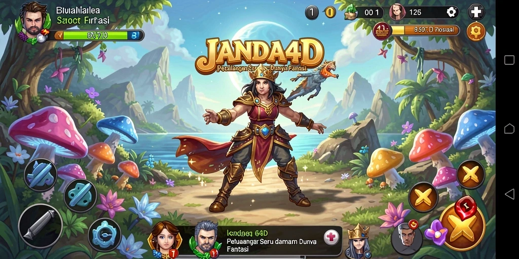 Gameplay mendebarkan dengan petualangan seru di JANDA4D.