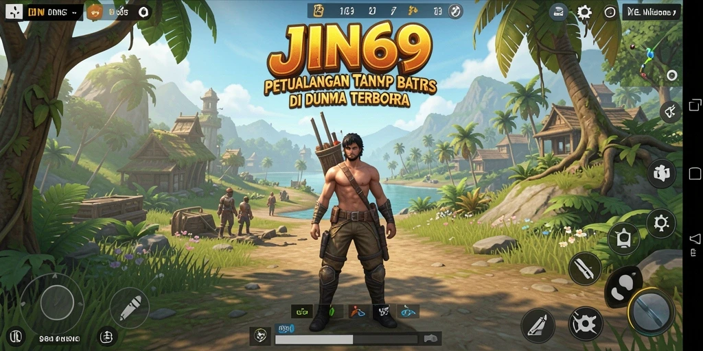 Gameplay seru di dunia terbuka JIN69 yang mengesankan.
