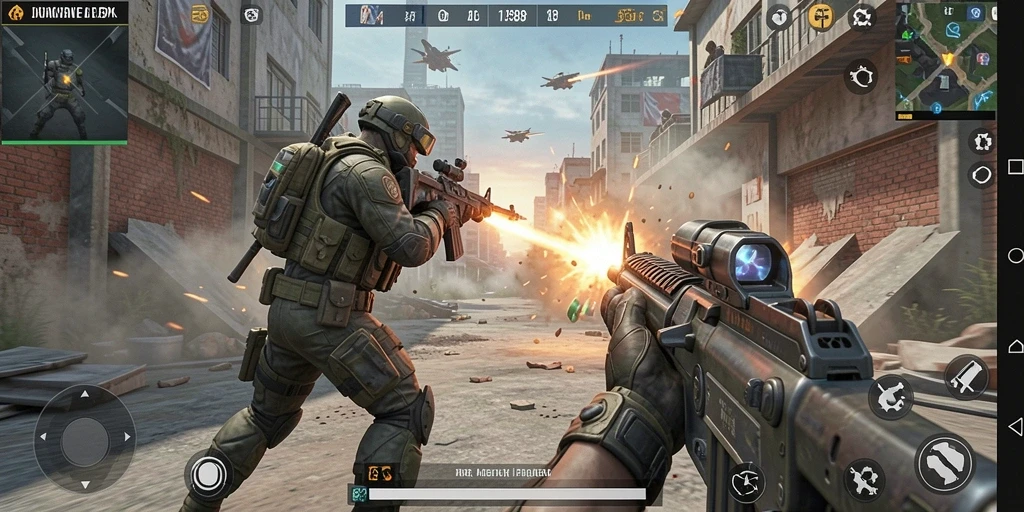 Tampilan gameplay mendebarkan dalam <strong>JPS88</strong> dengan aksi tembak-menembak yang seru.