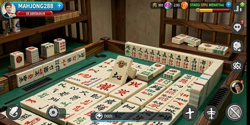 Tampilan gameplay menarik di MAHJONG288 dengan strategi yang mendebarkan.