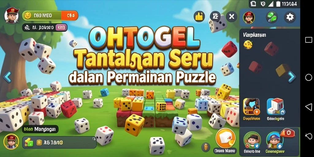 Tampilan gameplay penuh tantangan dari OHTOGEL.