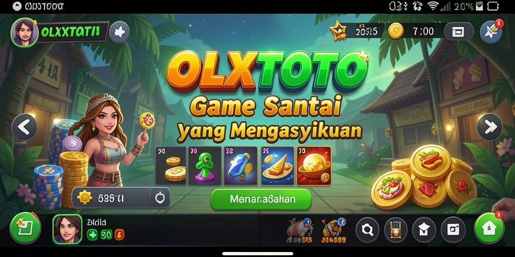 Screenshot utama OLXTOTO menampilkan gameplay yang seru dan interaktif.