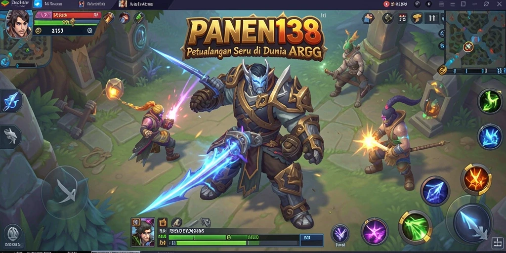 Tampilan grafis menakjubkan dari gameplay ARPG PANEN138