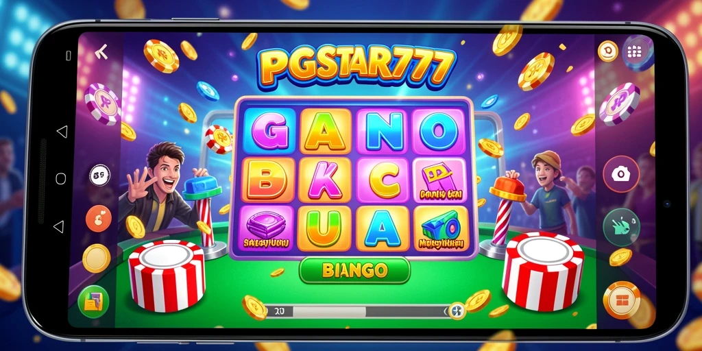 Screenshot gameplay PGSTAR777 menampilkan suasana seru permainan Bingo.