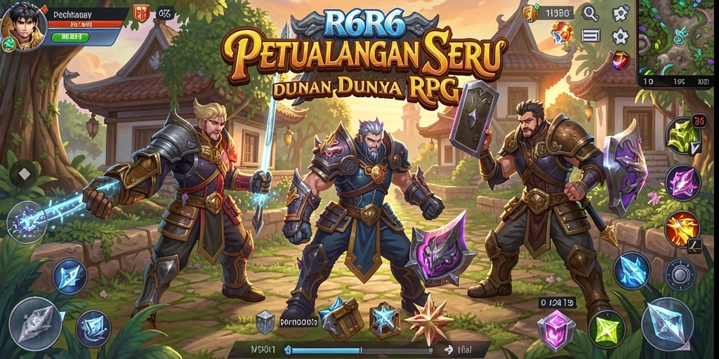 Screenshot R6R6 menampilkan aksi pertempuran yang mendebarkan.