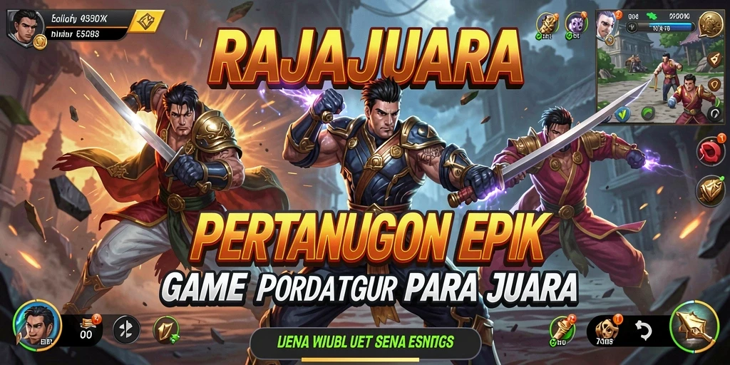 Tampilan Gameplay Seru dan Aksi Pertarungan Menegangkan di RAJAJUARA.