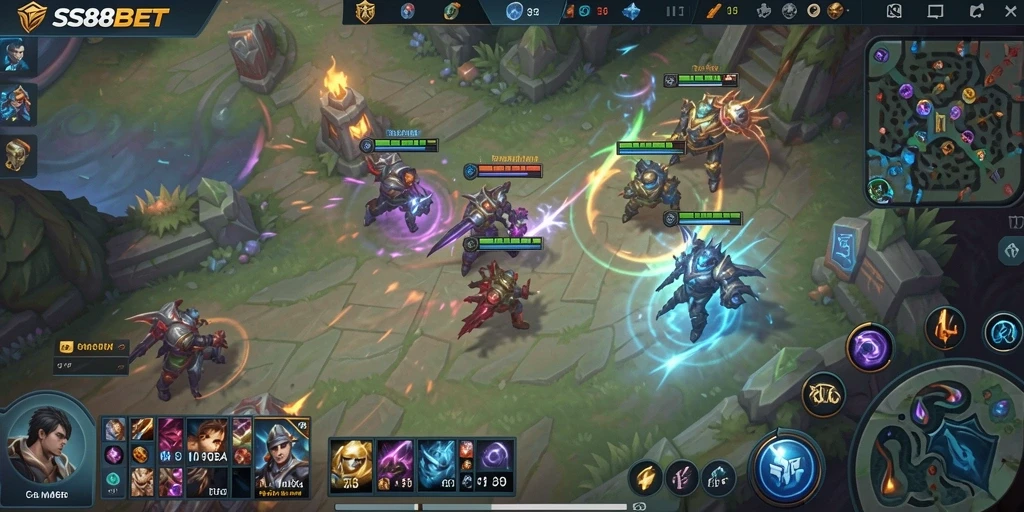 Tampilan menarik dari gameplay dalam SS88BET yang menantang.