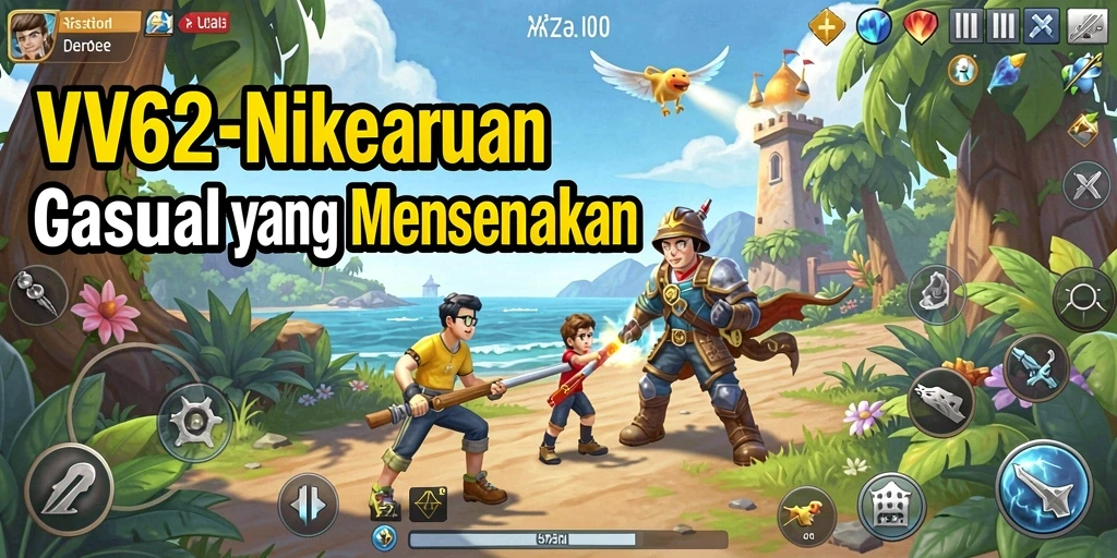 Screenshot permainan VV62 yang menunjukkan keseruan gameplay Casual.